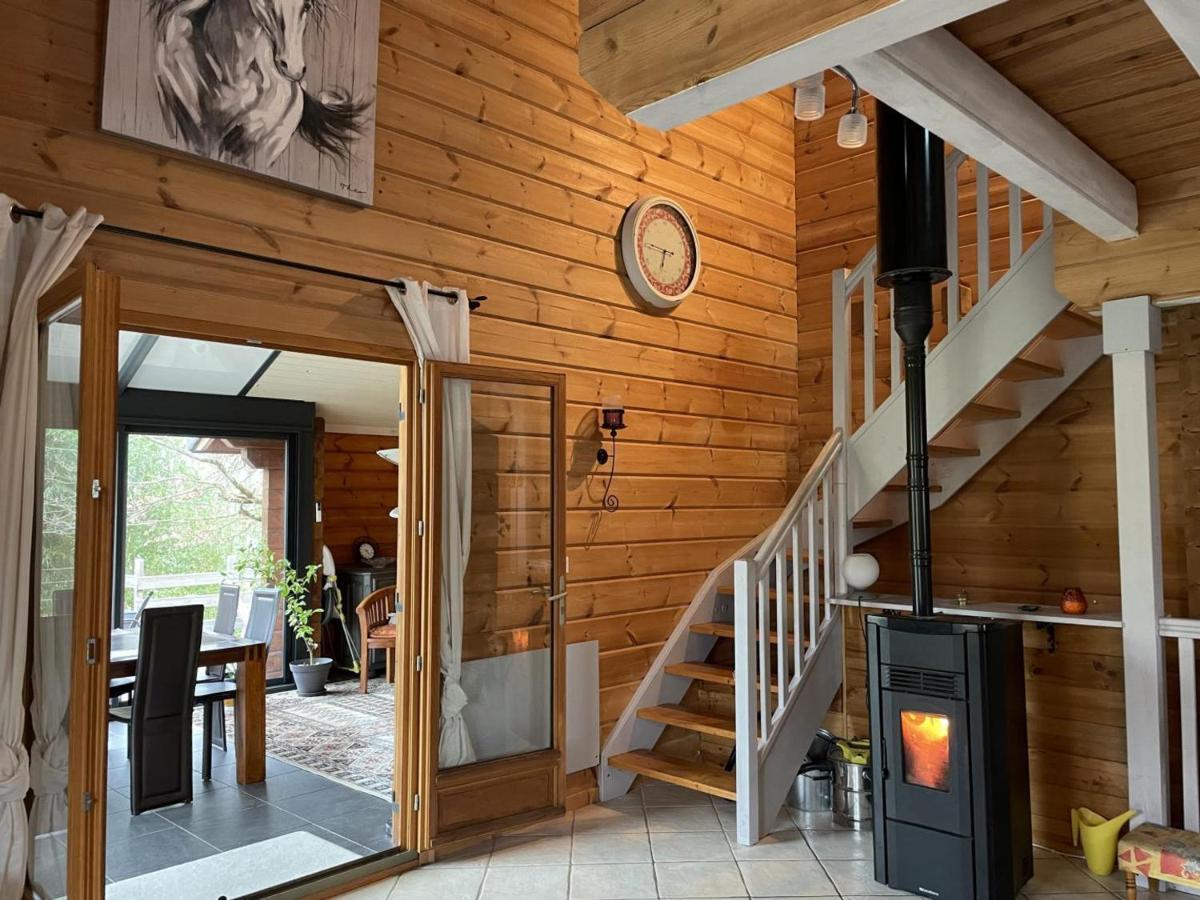 Chalet De Charme Avec Sauna Et Piscine Couverte, Proche De Vichy, Tout Confort, Animaux Acceptes - Fr-1-489-370 Villa Saint-Rémy-en-Rollat Eksteriør billede