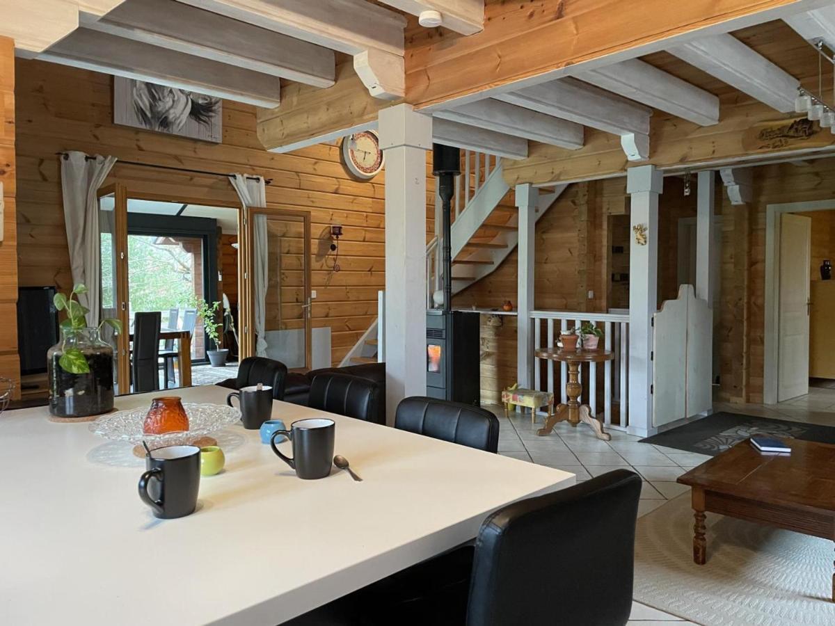 Chalet De Charme Avec Sauna Et Piscine Couverte, Proche De Vichy, Tout Confort, Animaux Acceptes - Fr-1-489-370 Villa Saint-Rémy-en-Rollat Eksteriør billede